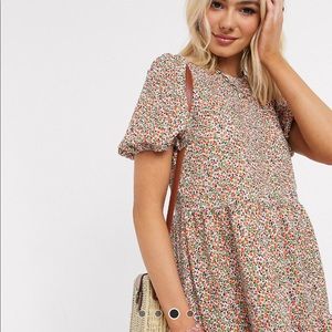Floral Tired Asos Floral Dress. Size 10
